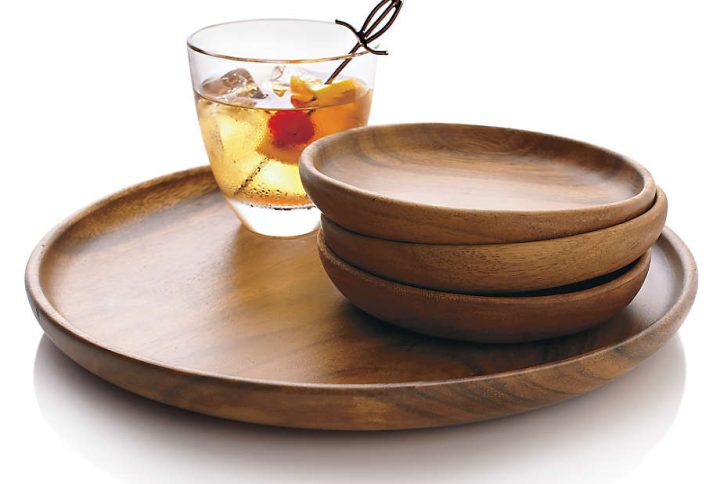 Wooden Tray Set (River)