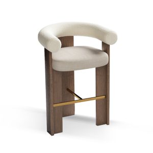 Wooden Barstool (serve)