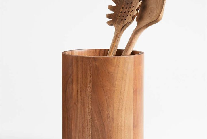 Wooden Spoon Holder (Stormie)