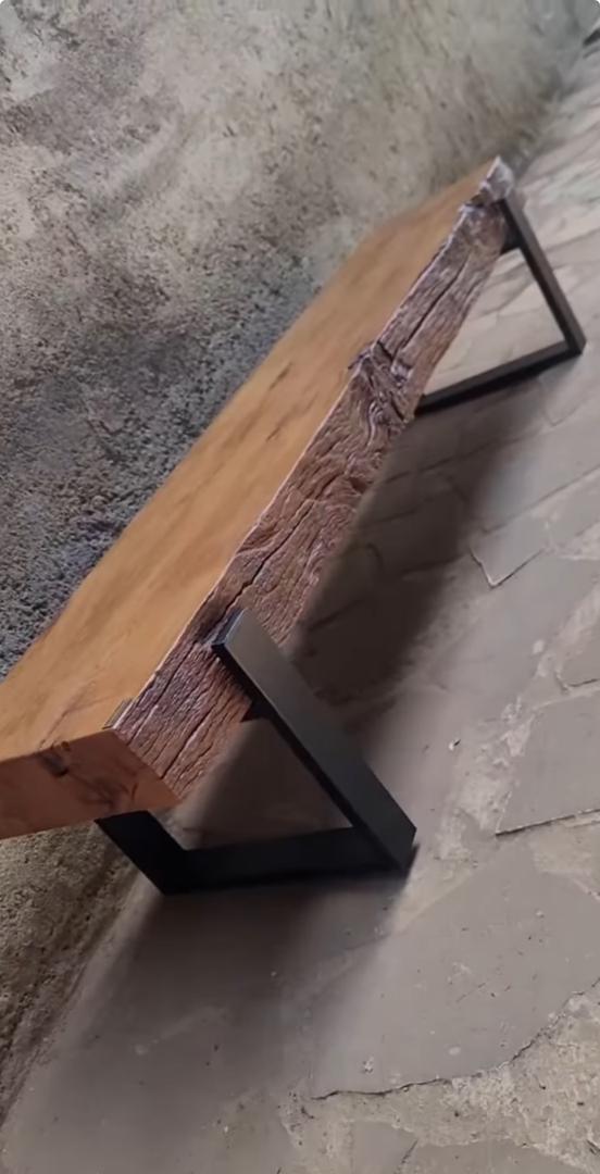 Wooden Rustic Bench