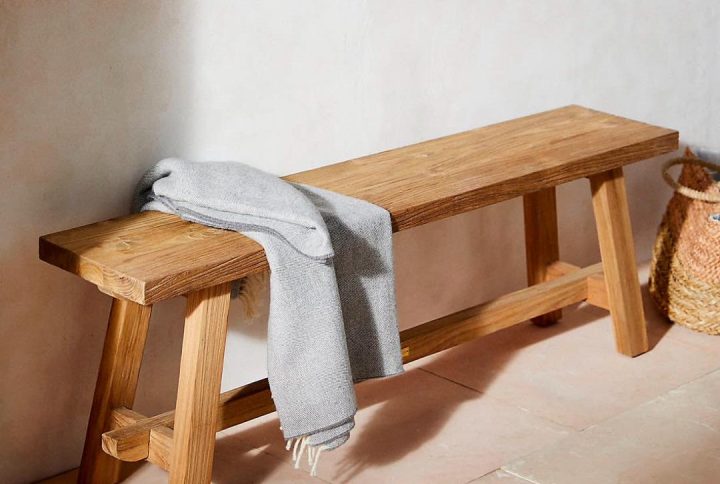 Wooden Side Bench