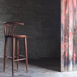 Wooden High Stool