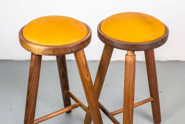 Wooden Barstool