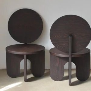 WOODEN LOUNGE CHAIR