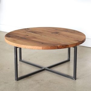 WOODEN TOP CENTER TABLE